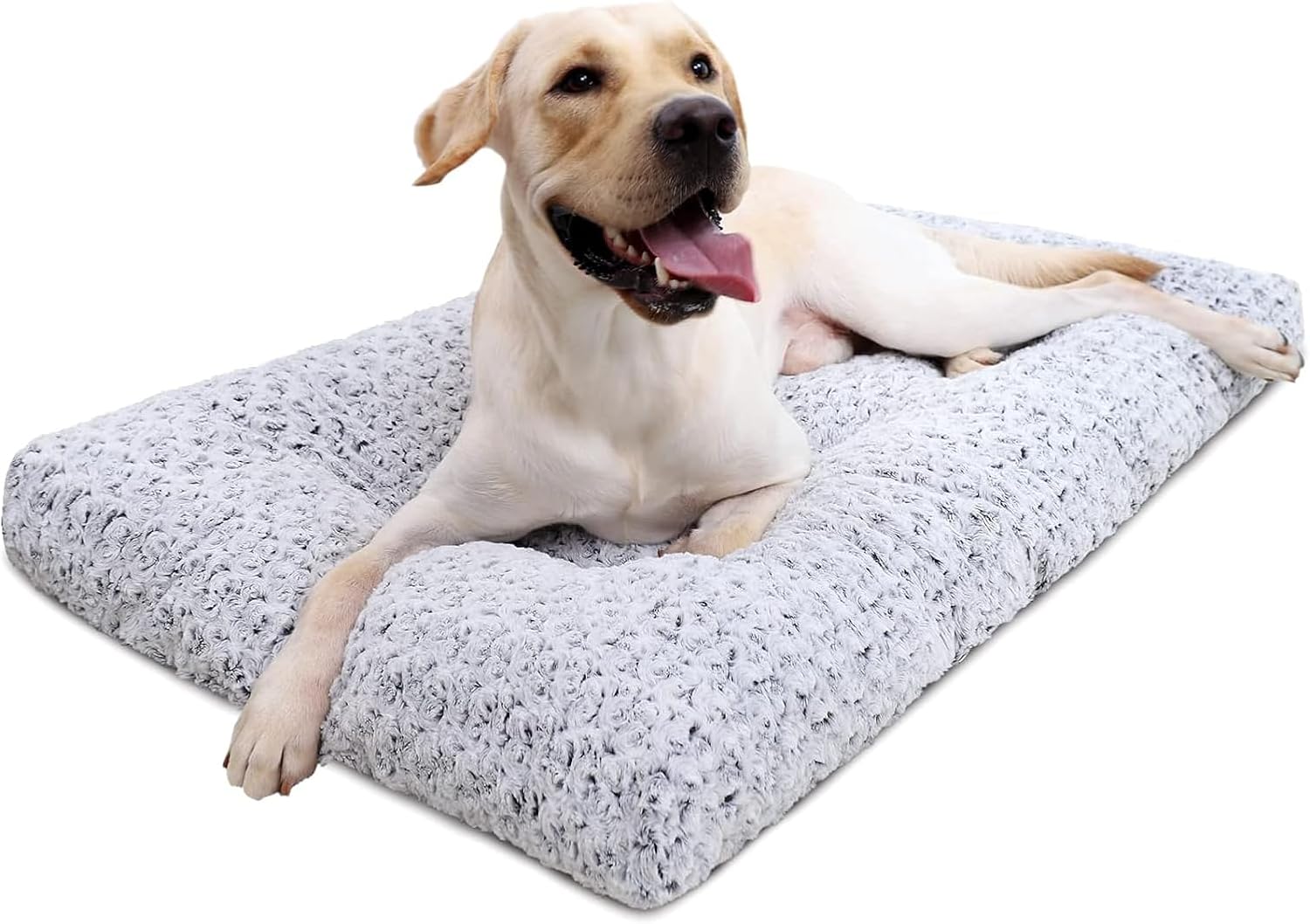 KSIIA Washable Dog Bed Deluxe Plush Dog Crate Beds...