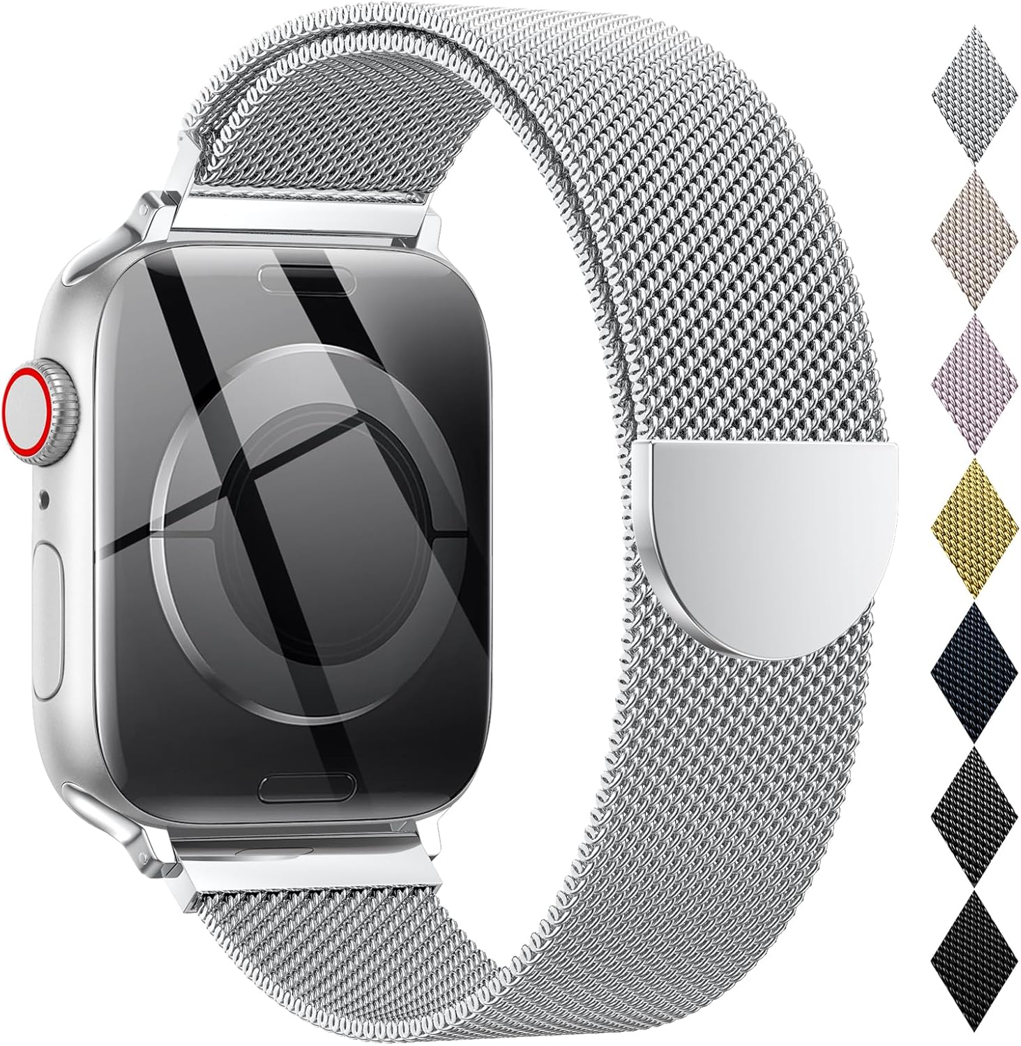 Special Original Milanese Loop, Unique Compatible Apple Watch Straps for Women,...