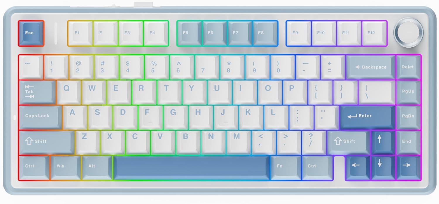 Premium EPOMAKER AULA F75 Wireless Mechanical Gaming Keyboard, Exceptional Gamin...