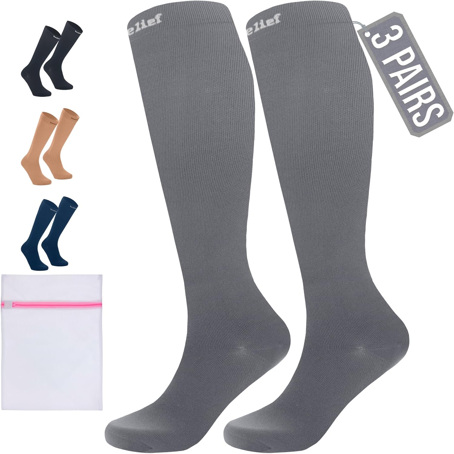 High-Quality 360 RELIEF Compression Socks, Special Compression Support for Women