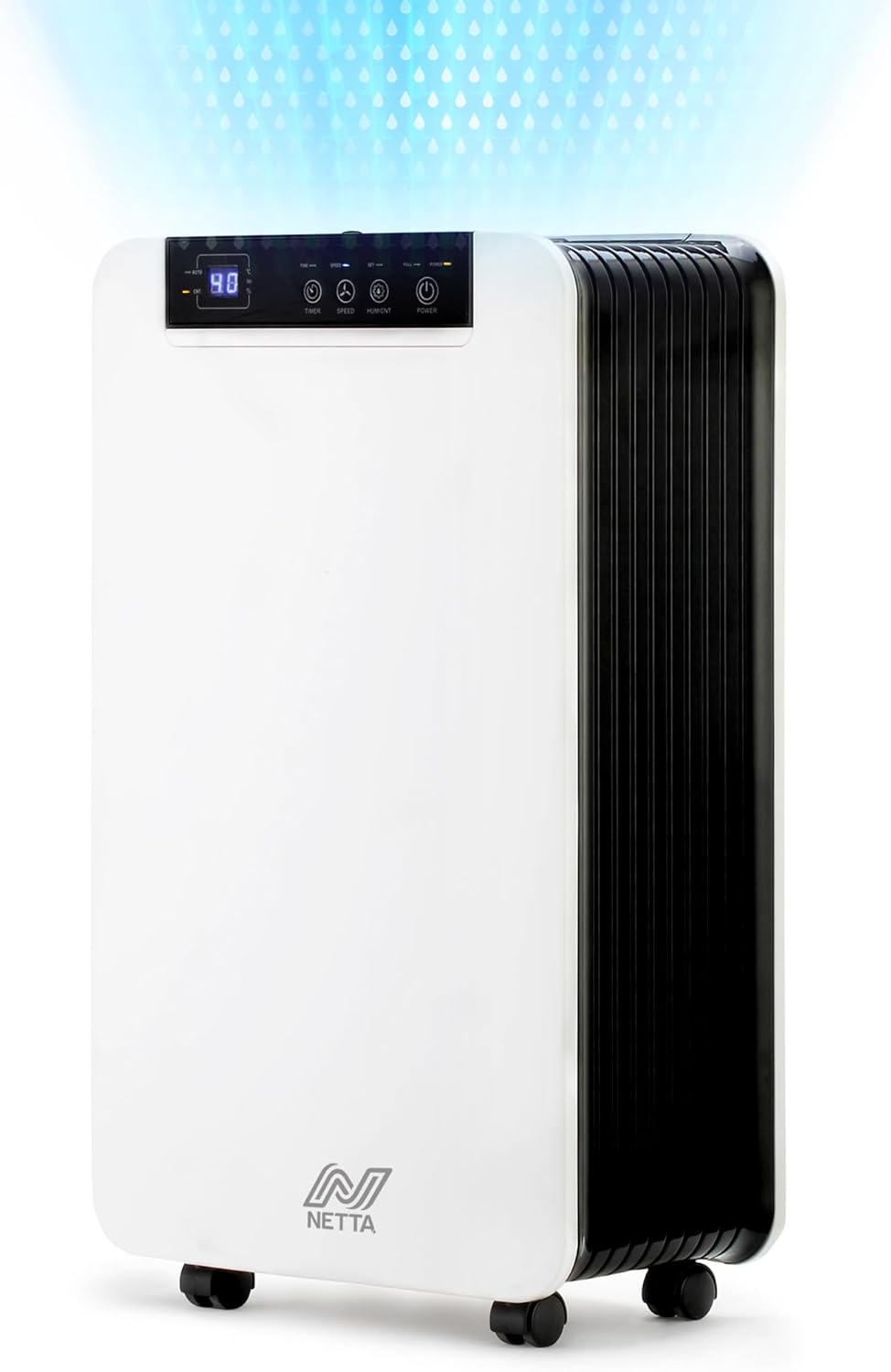 NETTA 12L/Day Low Energy Dehumidifier - Digital Co...