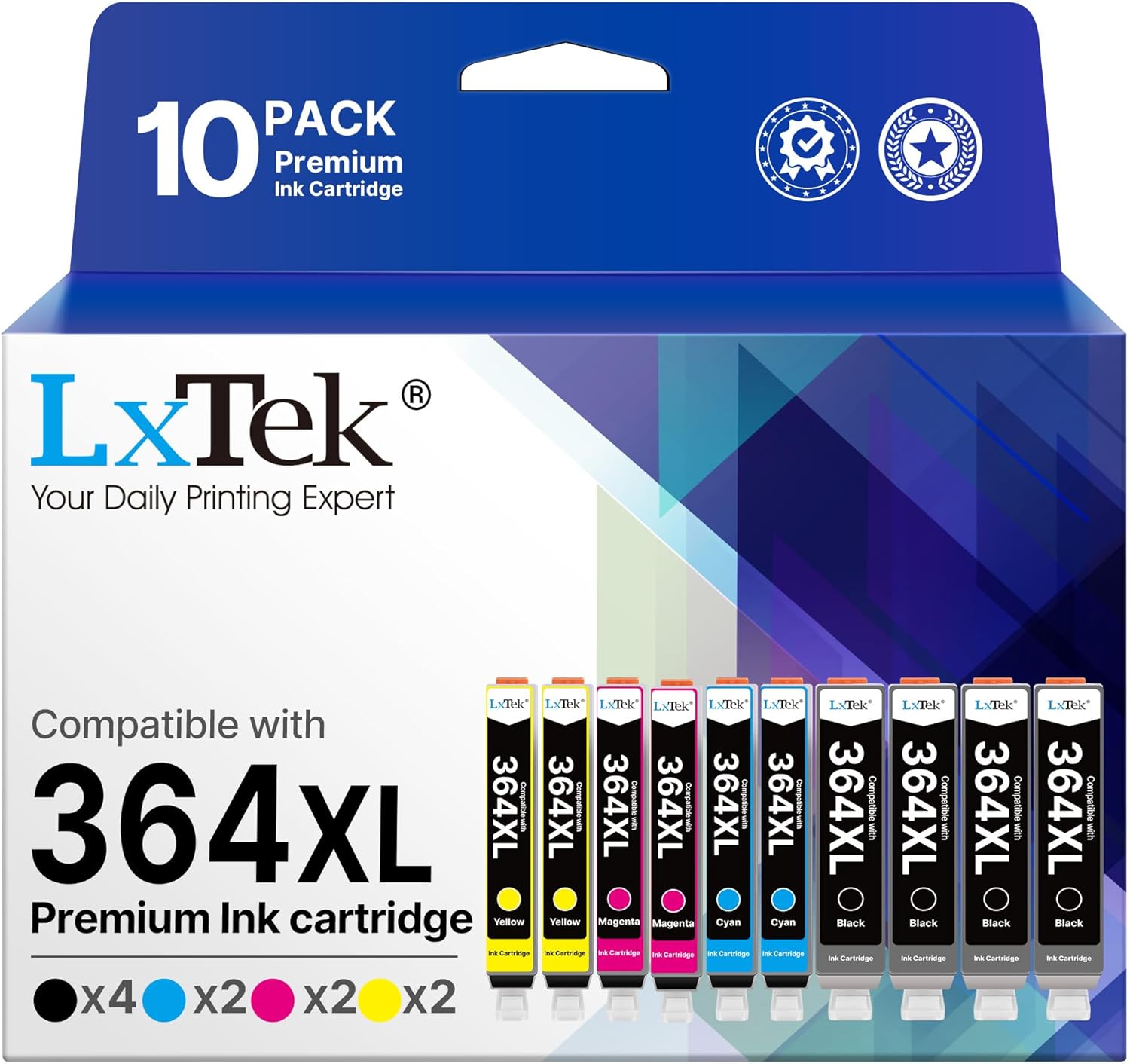 LxTek for Photosmart Officejet 5510 5520 5522 5524 6510 6520 B8550 C5388 7510 75...
