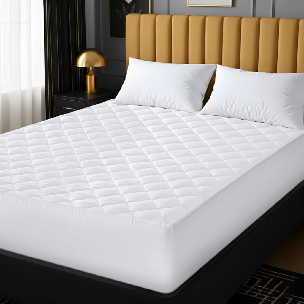 Utopia Bedding Quilted Mattress Protector, Breathable Mattress Pad, Deep Fitted...