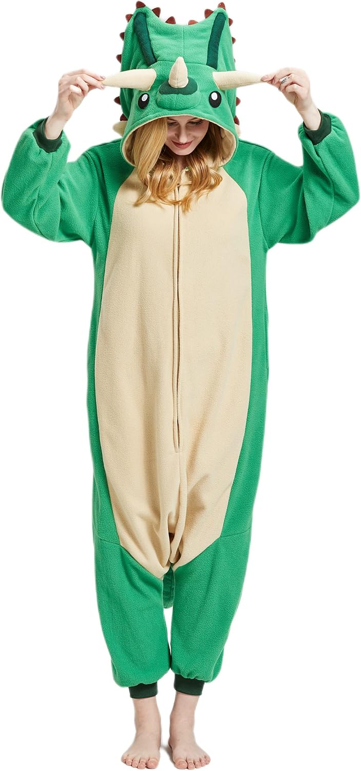 SimZoo Adult Animal Onesie Pajamas, Unique Men and Women's Cosplay Costume Sleep...