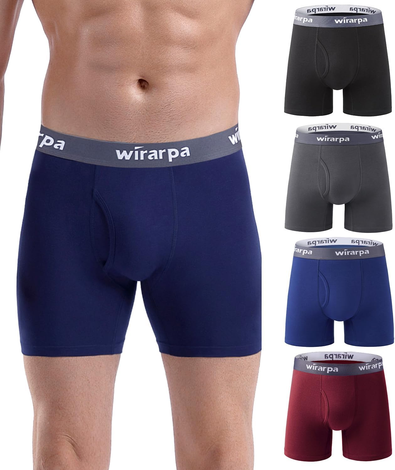 High-Quality wirarpa Men's Underwear, Special Cotton Stretch Trunks, Comfortable...