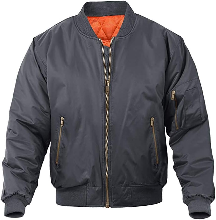 MAGNIVIT Men's Bomber Jacket, Special Military Jacket for Fall and Winter, High-...