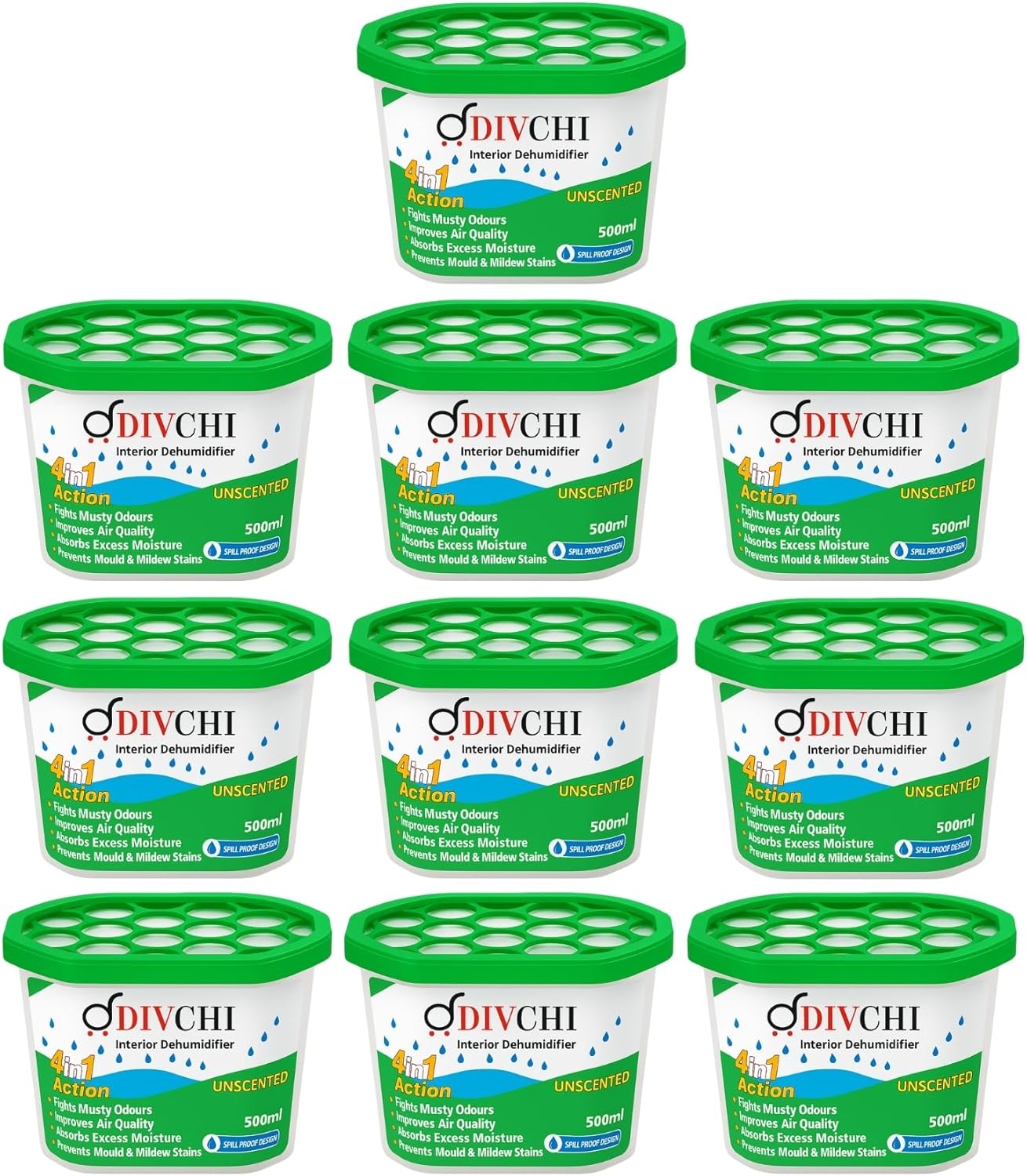 High-Quality DIVCHI Moisture Absorber Tubs, Special Dehumidifier for Efficient D...