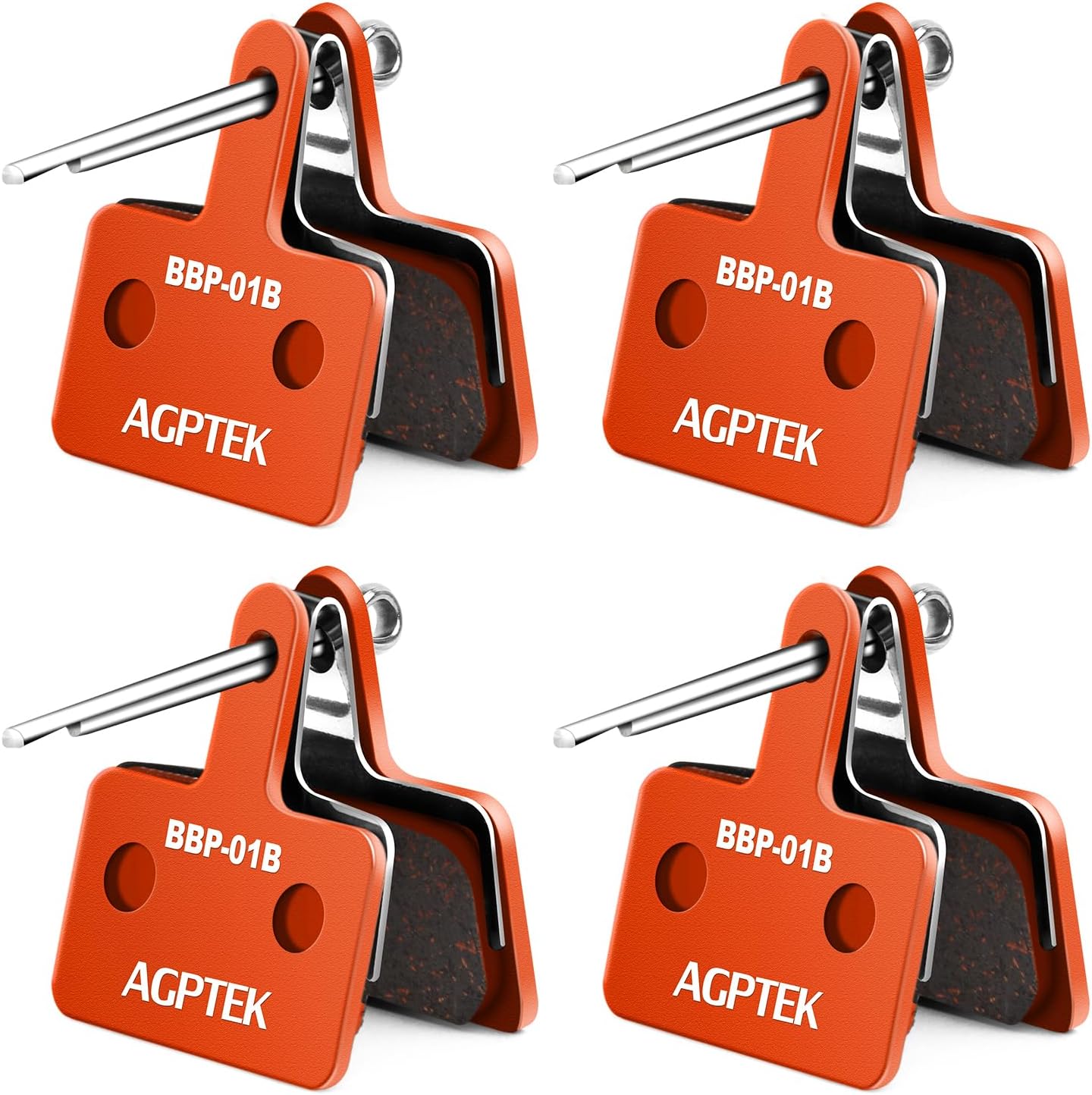 High-Quality AGPTEK Bike Brake Pads, Durable Disc Brake Pads for Bicycle, Reliab...