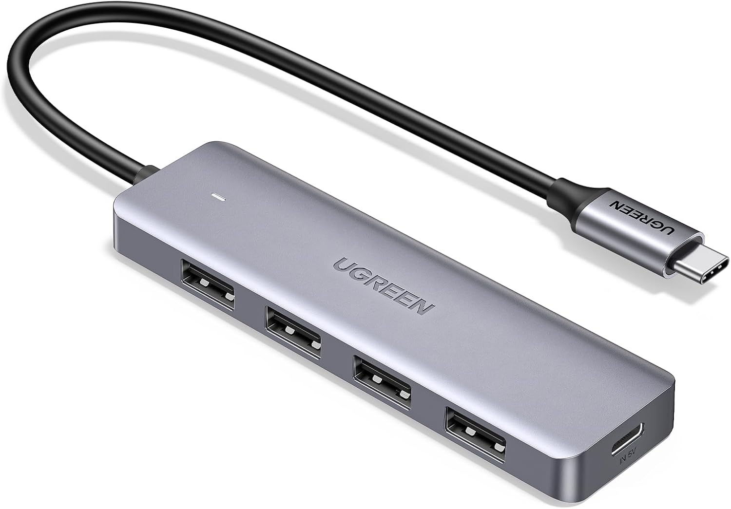 UGREEN USB C Hub, Slim USB C to USB Adapter 4 Ports, 5Gbps High-Speed USB Splitt...