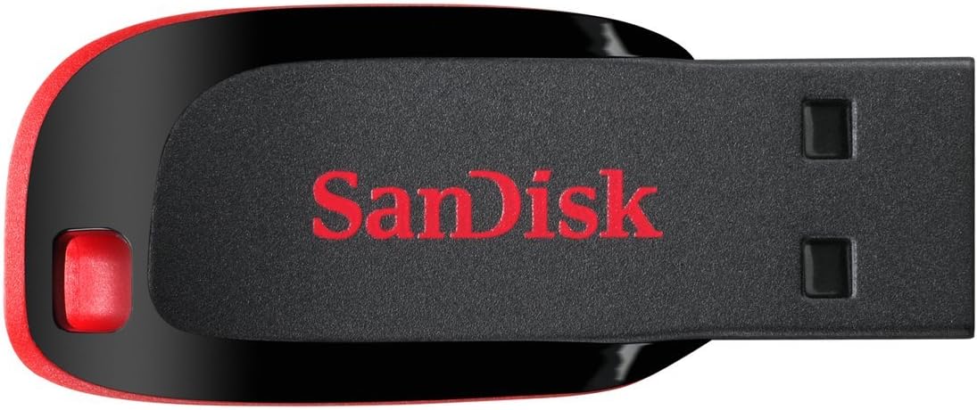 SanDisk 128GB Cruzer Blade USB 2.0 Flash Drive Black 128GB Single