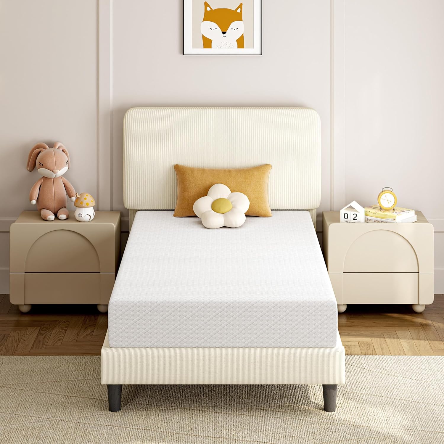 Yaheetech 8 Inch Twin Mattress 3 Foam Layer Cooling Gel Memory Foam Mattresses,...