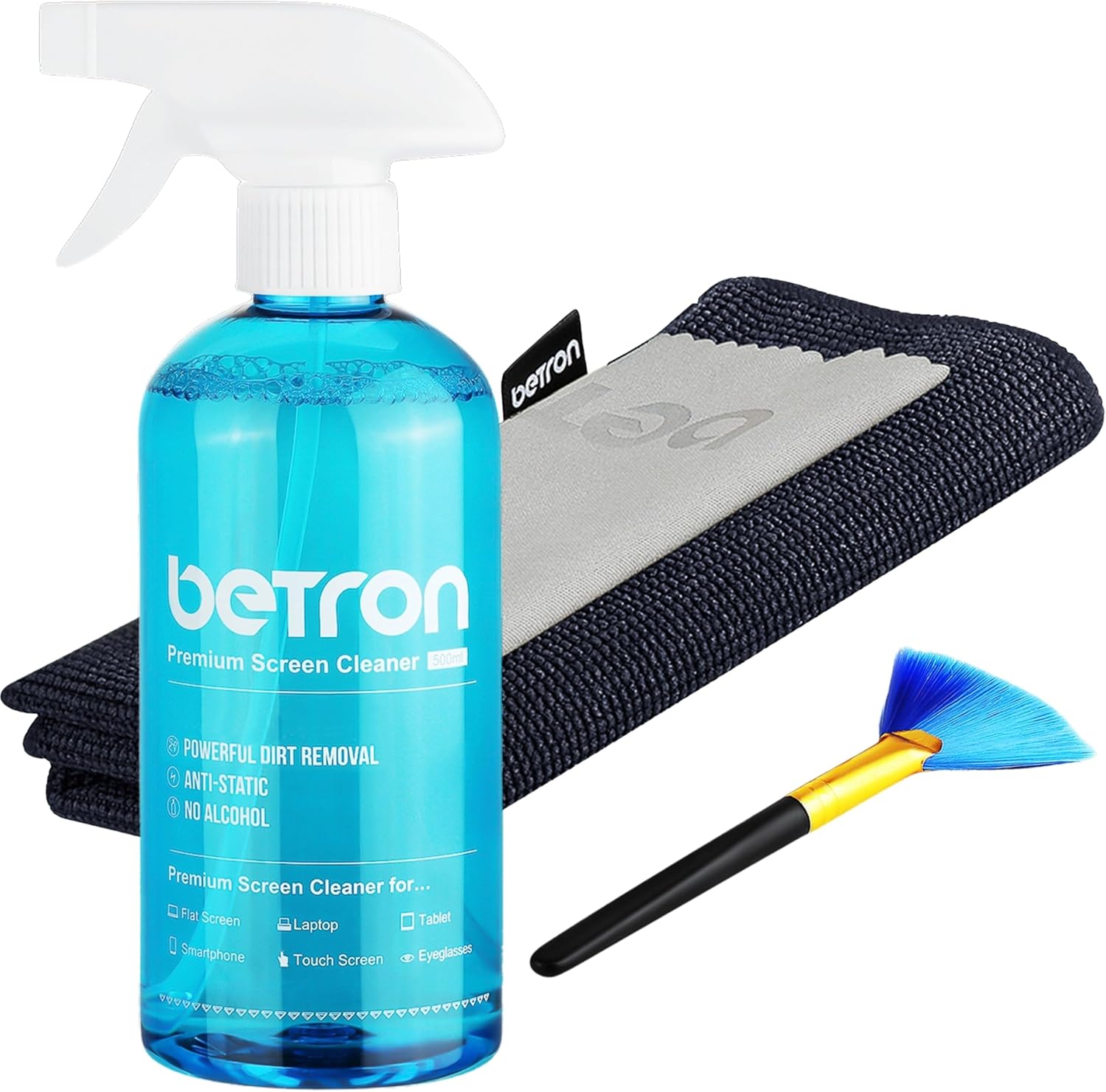 Betron 500ml Screen Cleaner for TV, Monitor, Laptop, LED, LCD, Tablet, Smartphon...