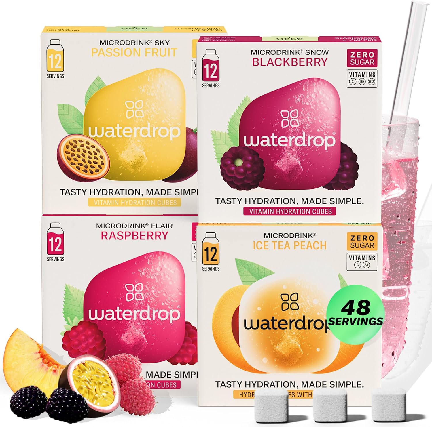 Waterdrop® Microdrink Bestseller Set, Special Sugar-free Instant Drink, Innovati...