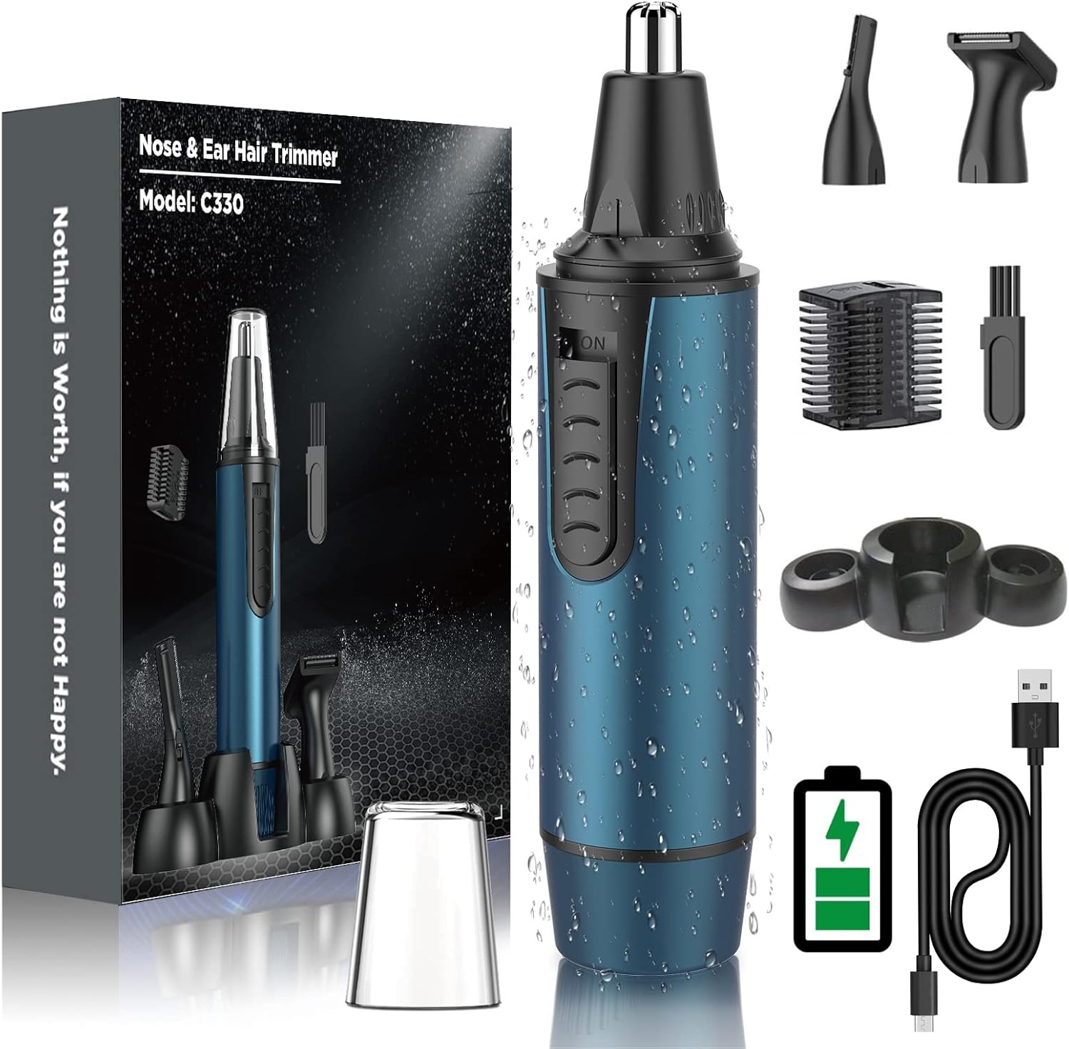 Nose Hair Trimmer for Men 2025 Painless Noses Trim...