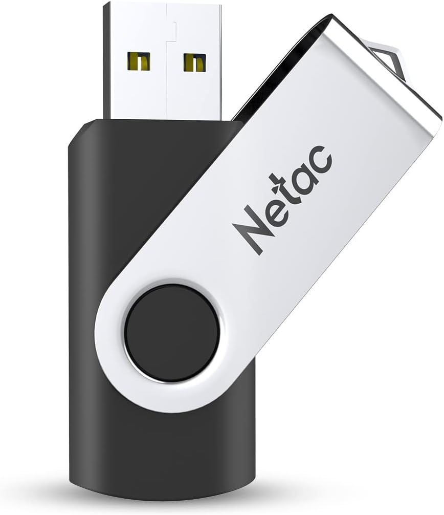 Netac 64GB USB 2.0 Flash Drive, Swivel Design Memory Sticks, Pen Drive, Usb Stic...