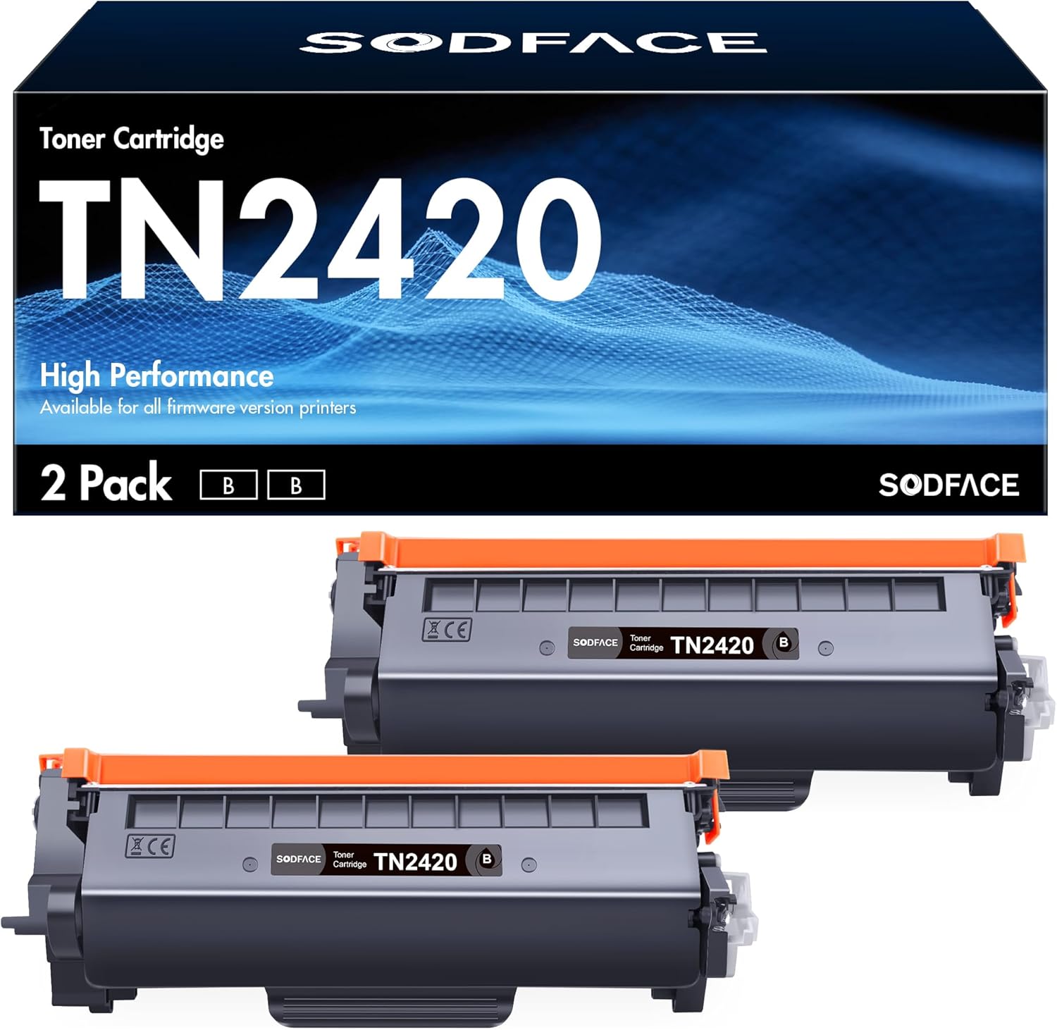 High-Quality TN2420 Compatible Toner Cartridge, Special Toner for Brother DCP-L2...