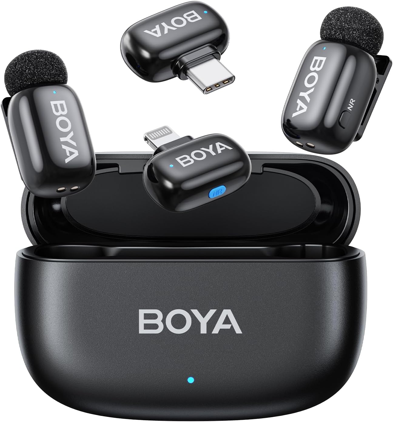 Top BOYA Mini Microphone Wireless, Exclusive Microphone for iPhone 15/16 & Andro...