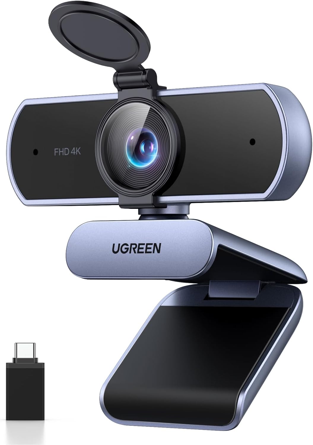High-Quality UGREEN 4K/30fps Webcam, Exceptional Webcam for PC with Full HD Clar...