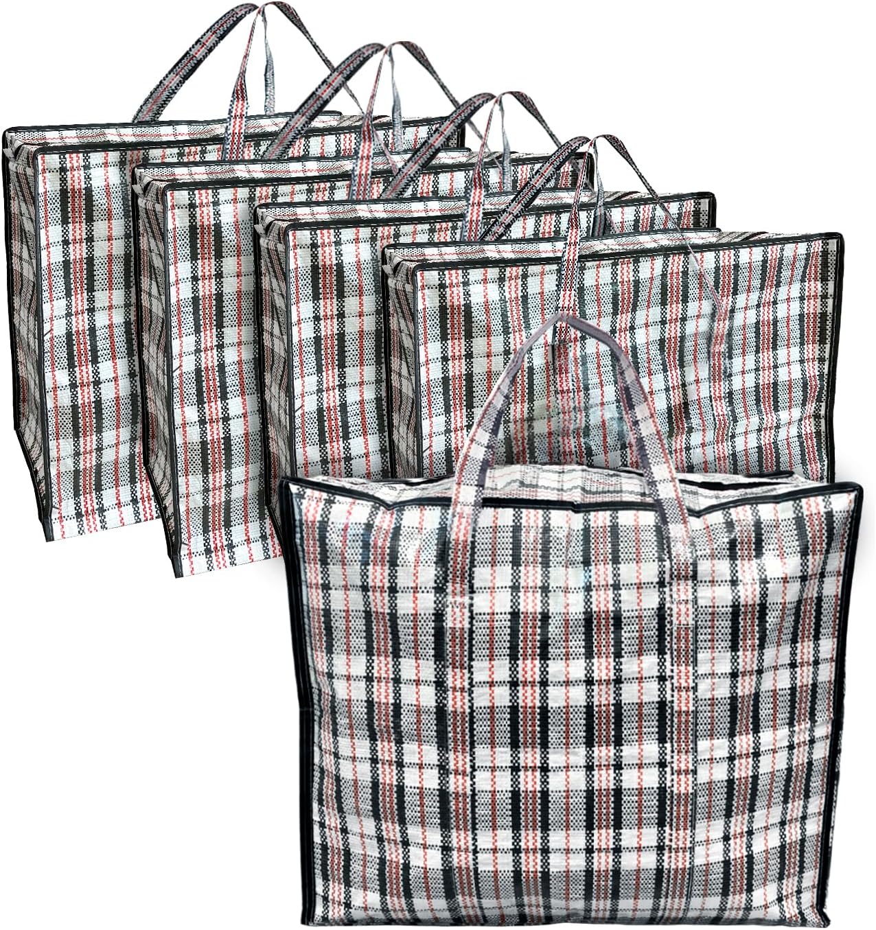 ANSIO 5 PACK LARGE Laundry Bags, Strong and Durable Ideal for Moving House Cloth...