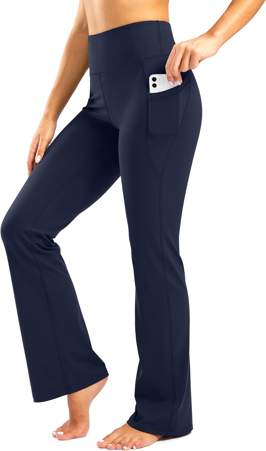 Women's Bootcut Yoga Pants, Versatile Flare Pants with Multiple Inseam Options,...
