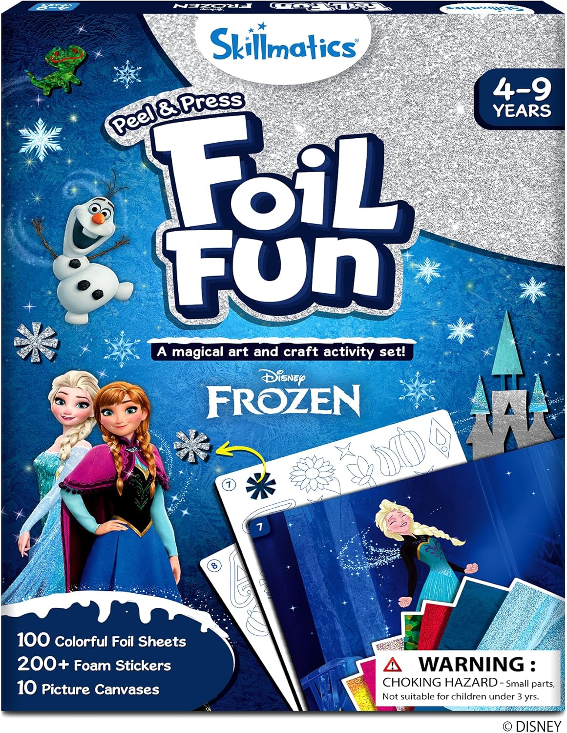 Skillmatics Foil Fun, Unique Craft Kit for Mess-Free Art, Special Disney Frozen...