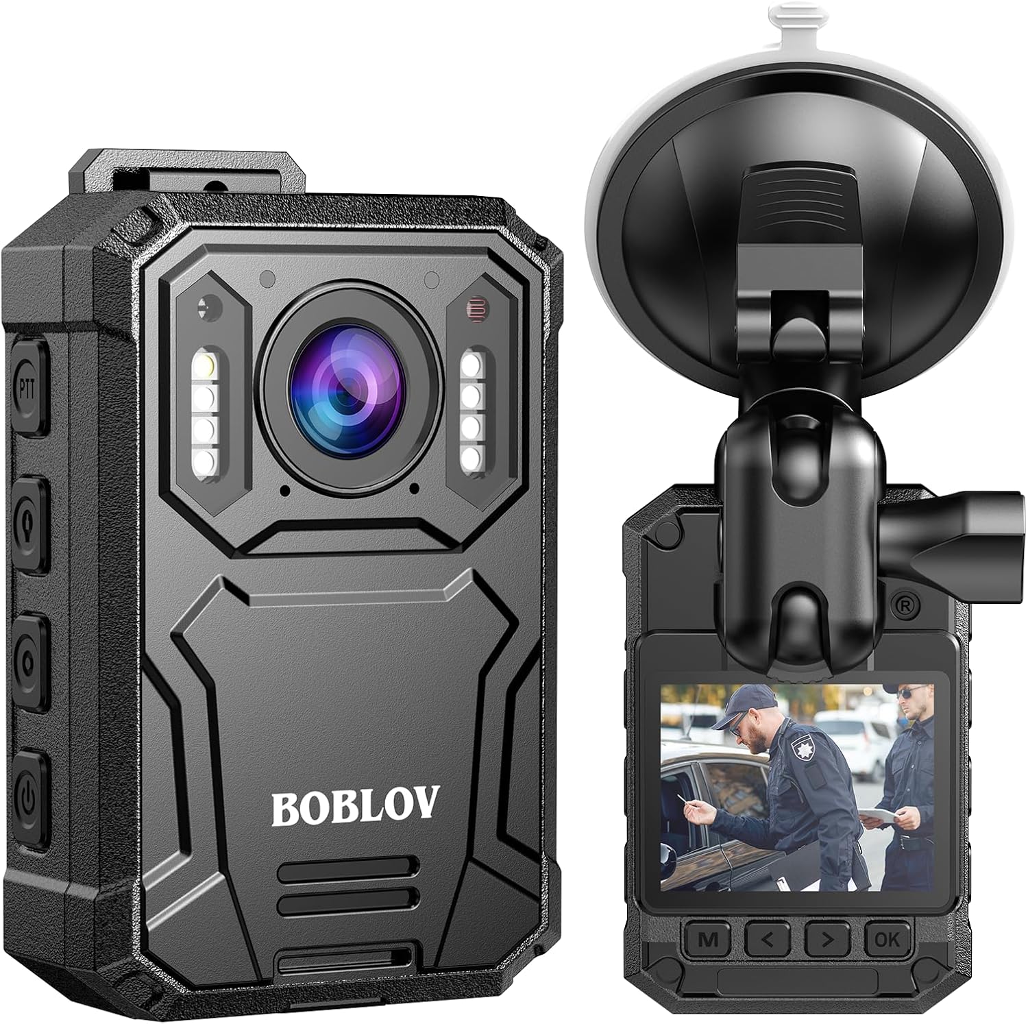 High-Quality BOBLOV KJ23PRO 2K Wearable Body Camera, Exceptional Bodycam Camera...
