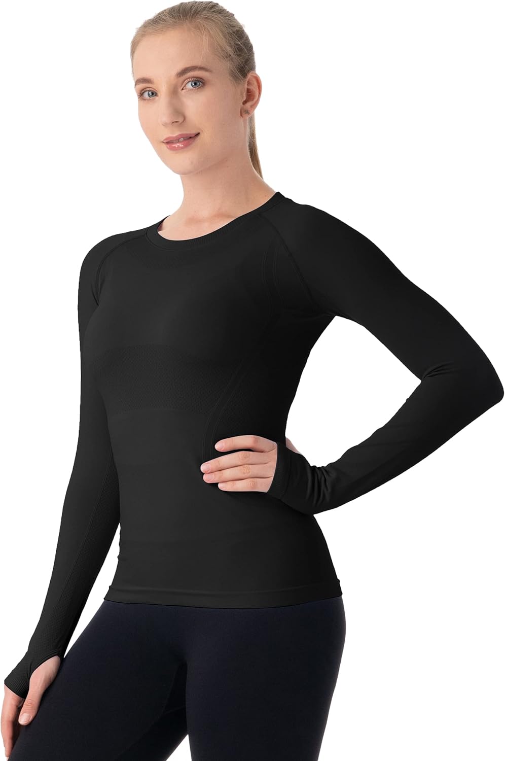 MathCat Seamless Workout Shirts, Special Long Sleeve Yoga Tops, Innovative Sport...