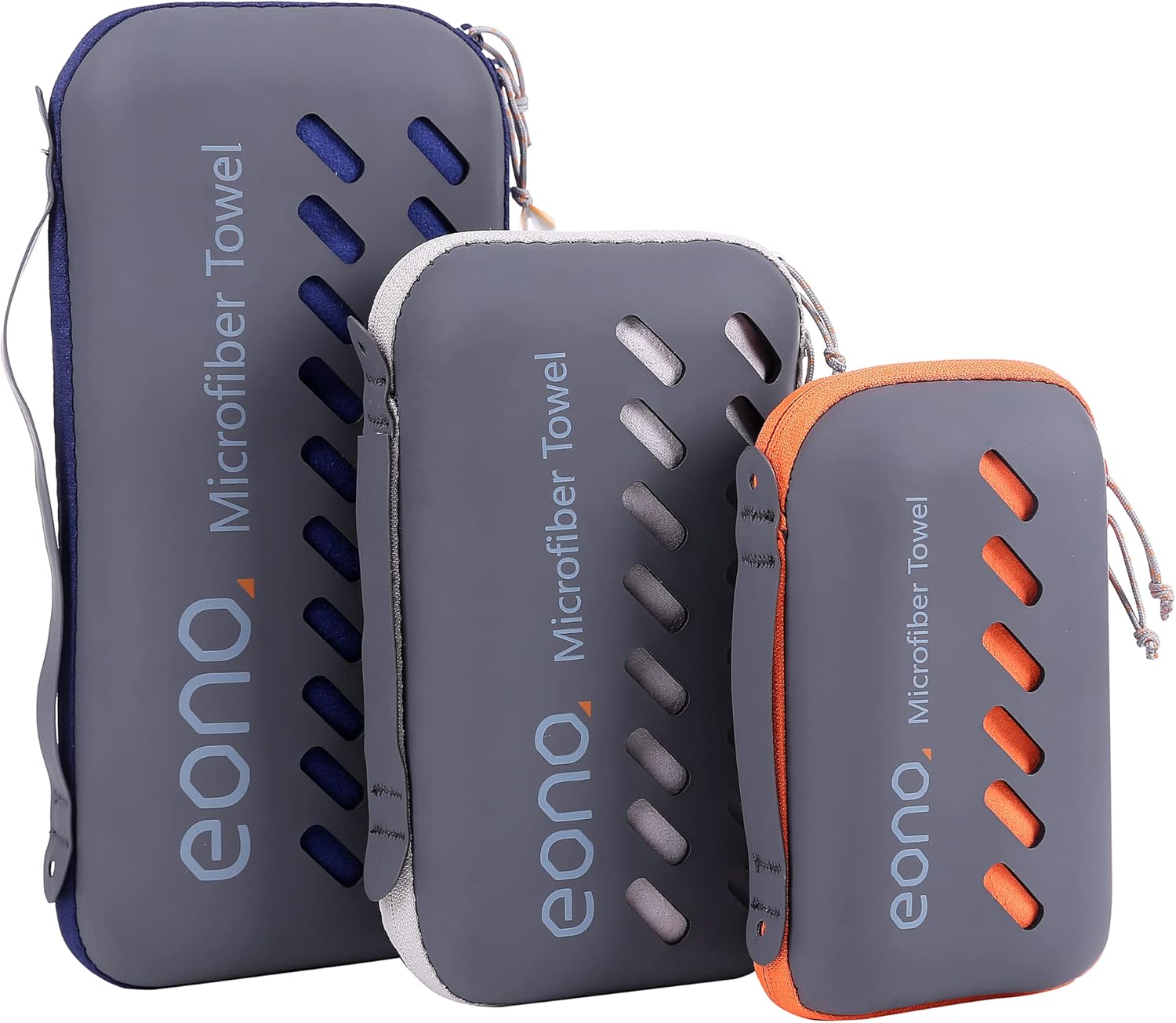 High-Quality Eono Microfibre Towel, Compact and Ultra-Light Towels with Quick-Dr...