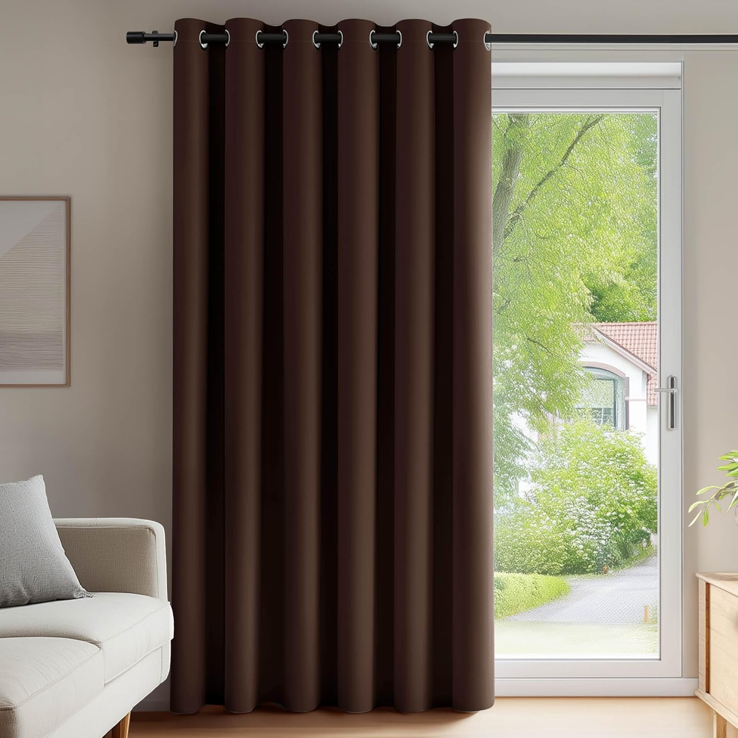 Exclusive Deconovo Solid Blackout Curtain Panel, Premium Curtain for Complete Li...