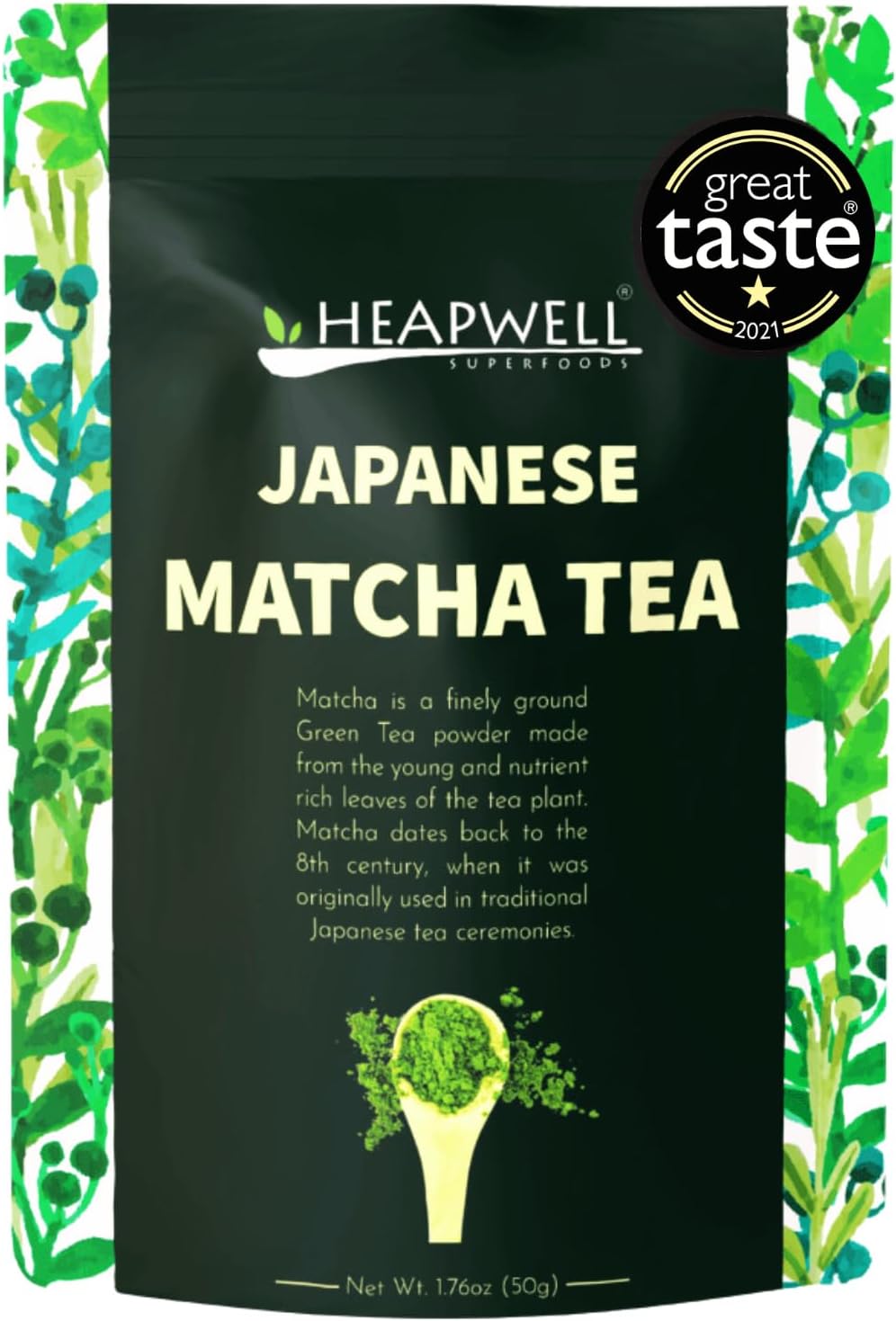 Heapwell Matcha Premium High Grade - Authentic Premium Grade Matcha Green Tea Po...