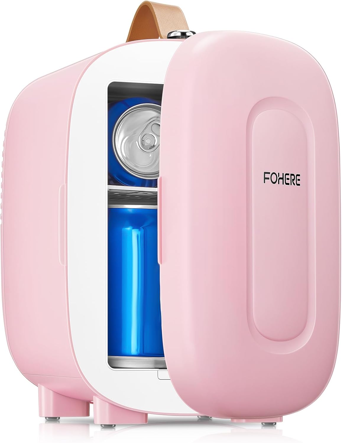 Mini Fridge 5 Liter/6 Cans, Small Fridge for Bedrooms, AC and Exclusive USB Powe...