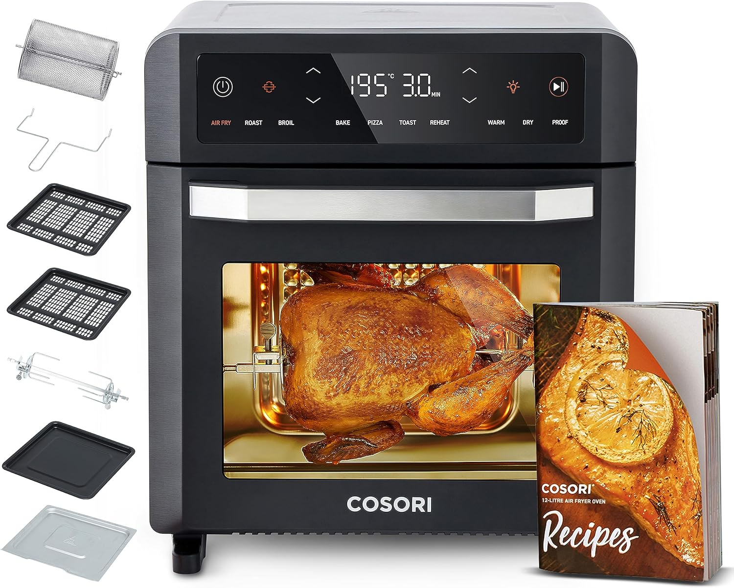 COSORI Air Fryer Oven,12L Large Capacity with 1800...