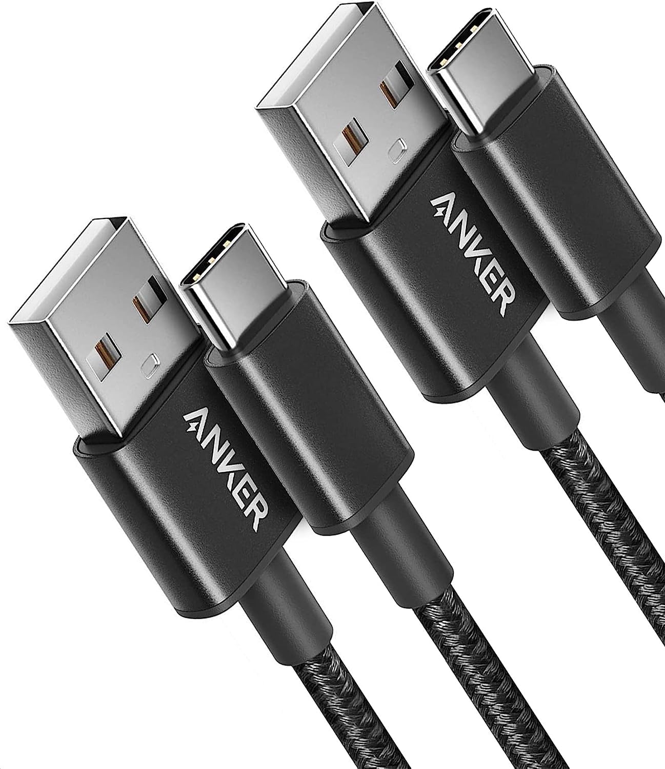 Anker Cable [2 Pack, 3FT], USB A to USB C Cable for iPhone 17 Series,Samsung Gal...