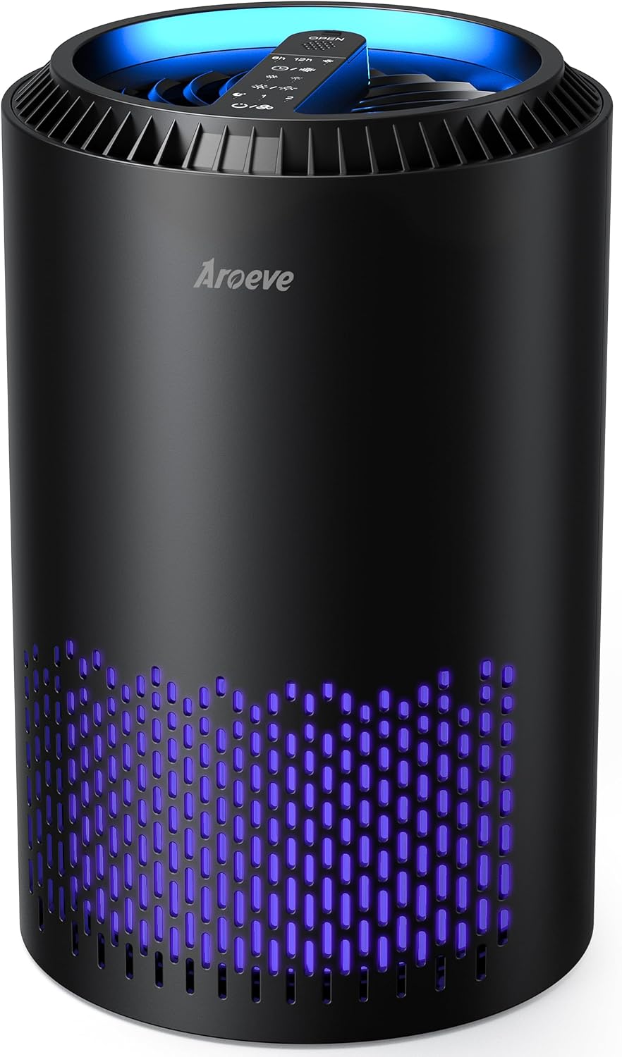 AROEVE Air Purifiers for Bedroom Home, Air Purifier For Smoke Pollen Dander Hair...