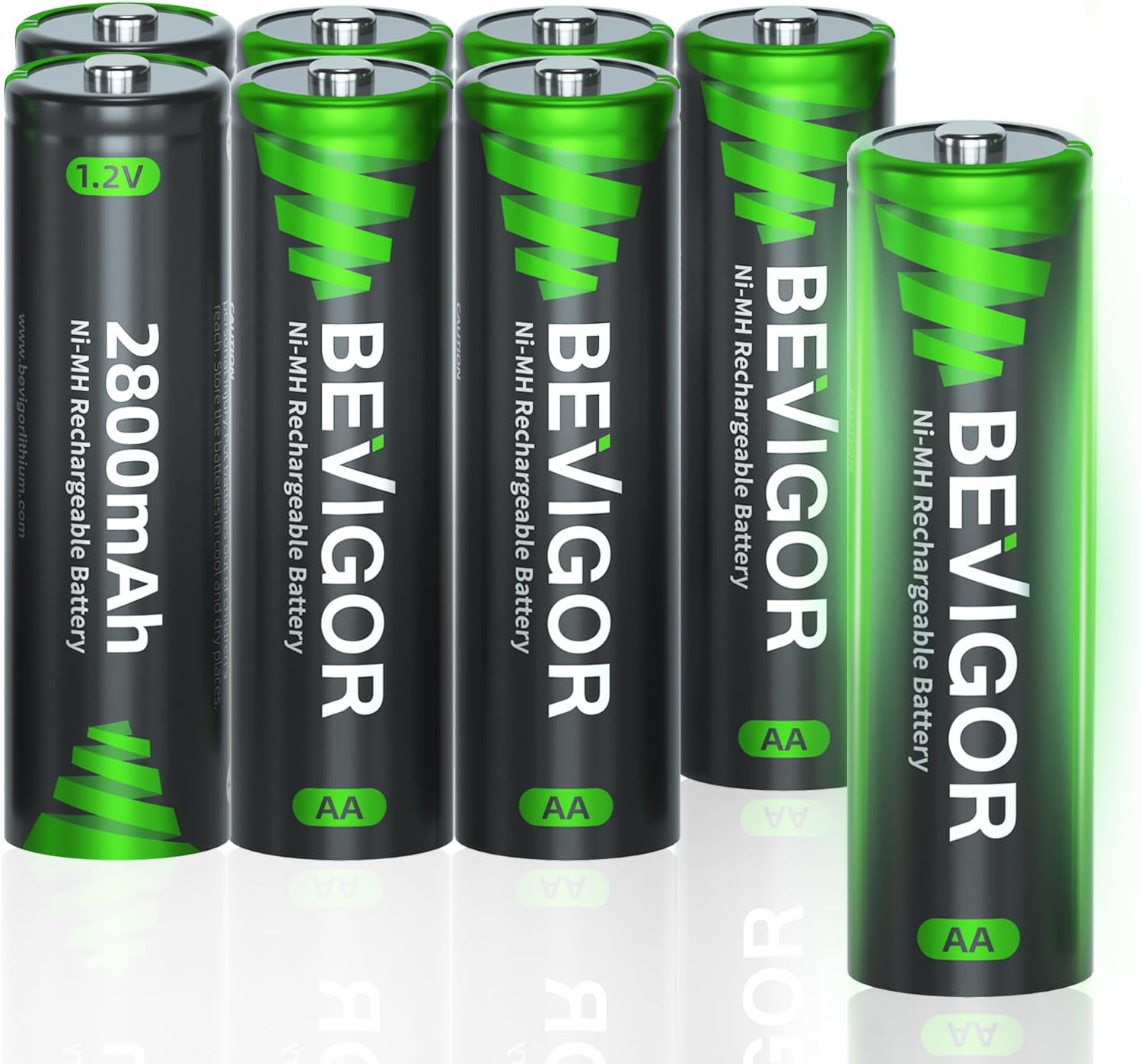 High-Quality BEVIGOR AA Rechargeable Batteries, Special High Capacity AA Batteri...