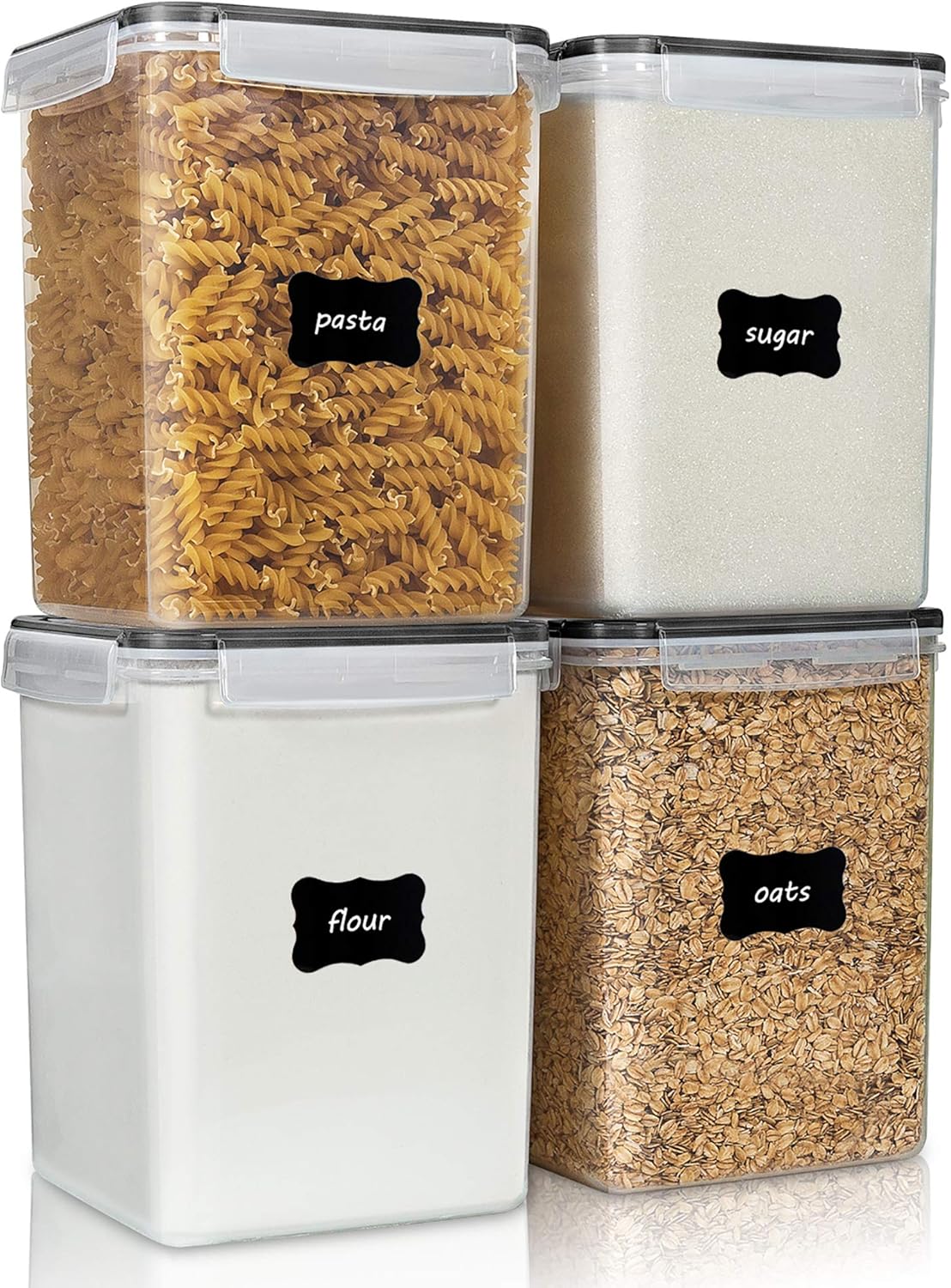 Vtopmart Large Food Storage Containers, Special Airtight Plastic Containers for...