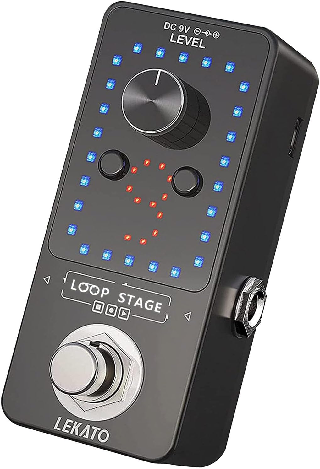 LEKATO Guitar Looper,Built-in Tuner,Bass Loop Effect Pedal(9 Loop Tracks,Max 40...