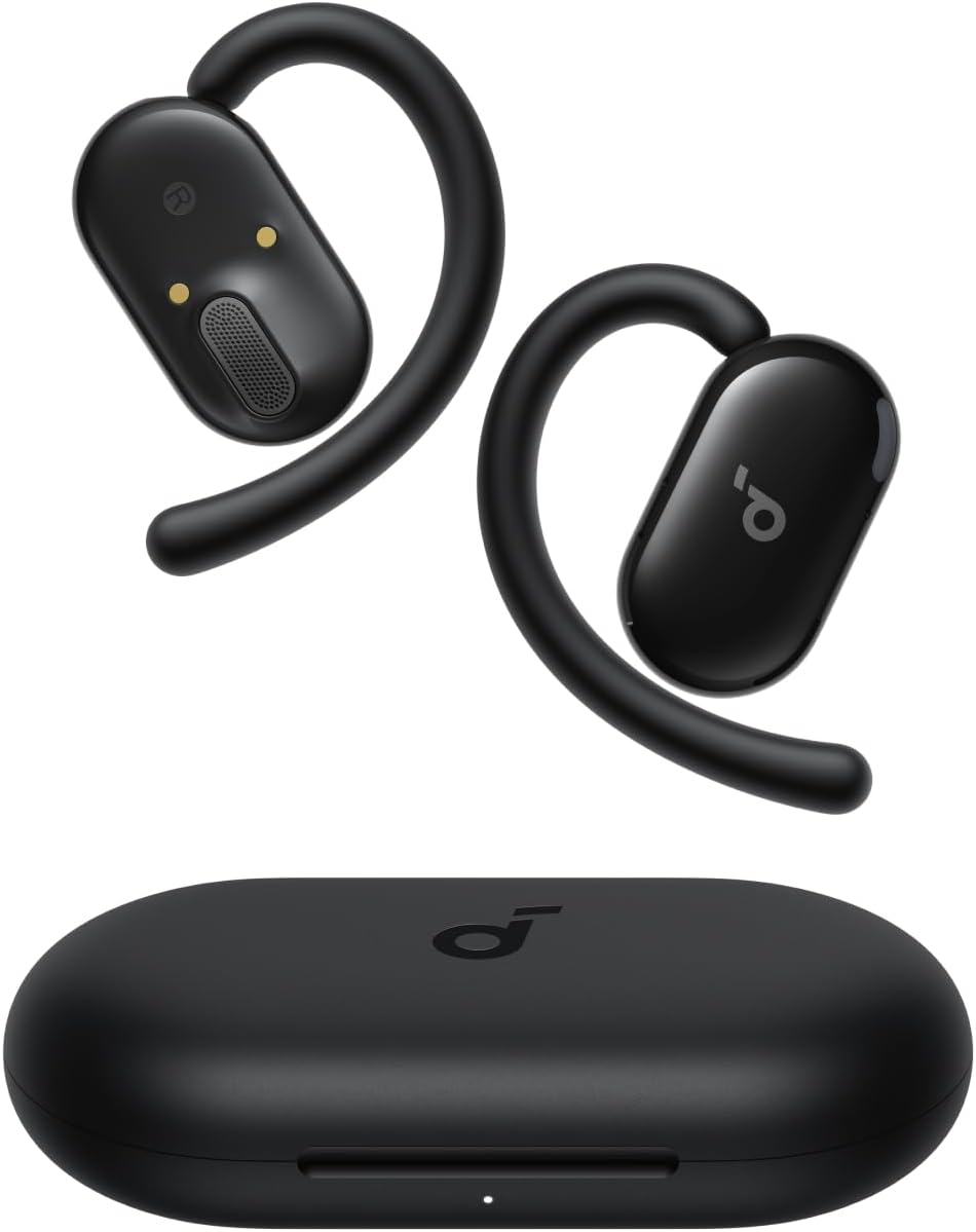 Soundcore V20i by Anker Open-Ear Headphones, Adjustable Ear Hooks, Ultra-Comfort...
