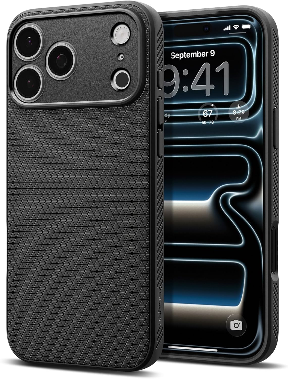 Spigen Liquid Air Case Compatible with iPhone 17 Pro Max (2025) [Military-Grade...