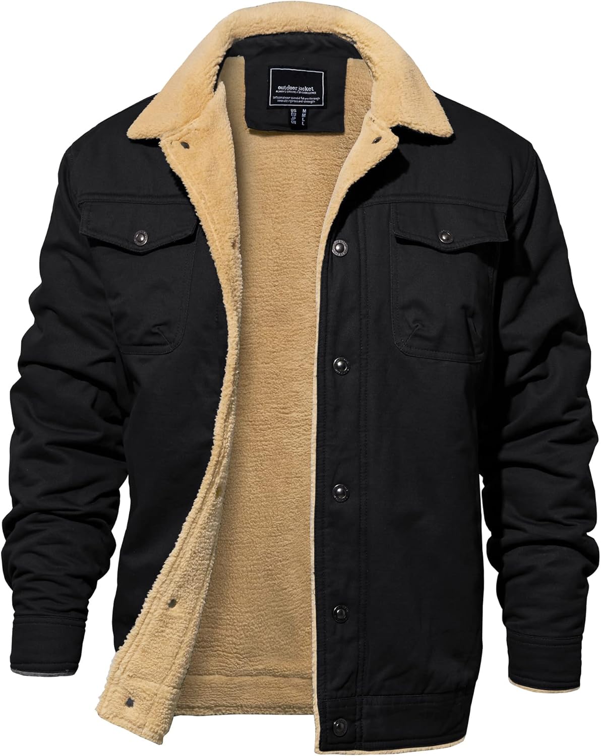 High-Quality EKLENTSON Men's Winter Jacket, Special Thermal Cotton Warm Coat, In...