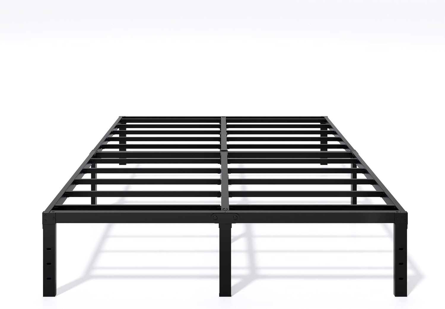 High-Quality Metal Bed Frame, Innovative Full Size 14 Inch Heavy-Duty Platform,...