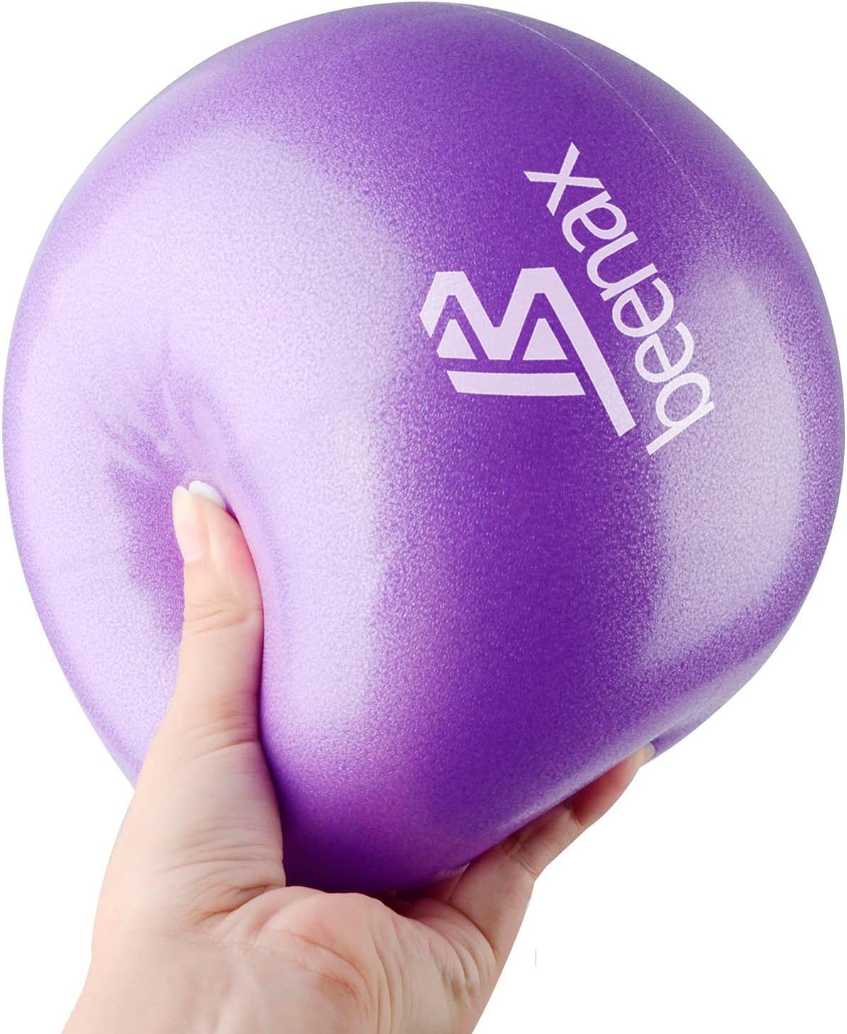 Beenax 23cm Soft Pilates Ball - 9 Inch Exercise, Mini Barre, Gym Ball - Perfect...