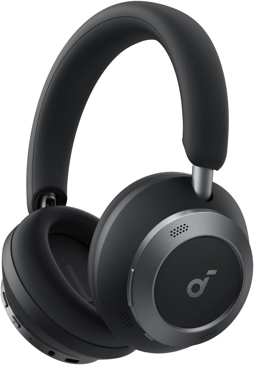 soundcore Space One Pro by Anker, Adaptive Active Noise Cancelling Headphones, S...