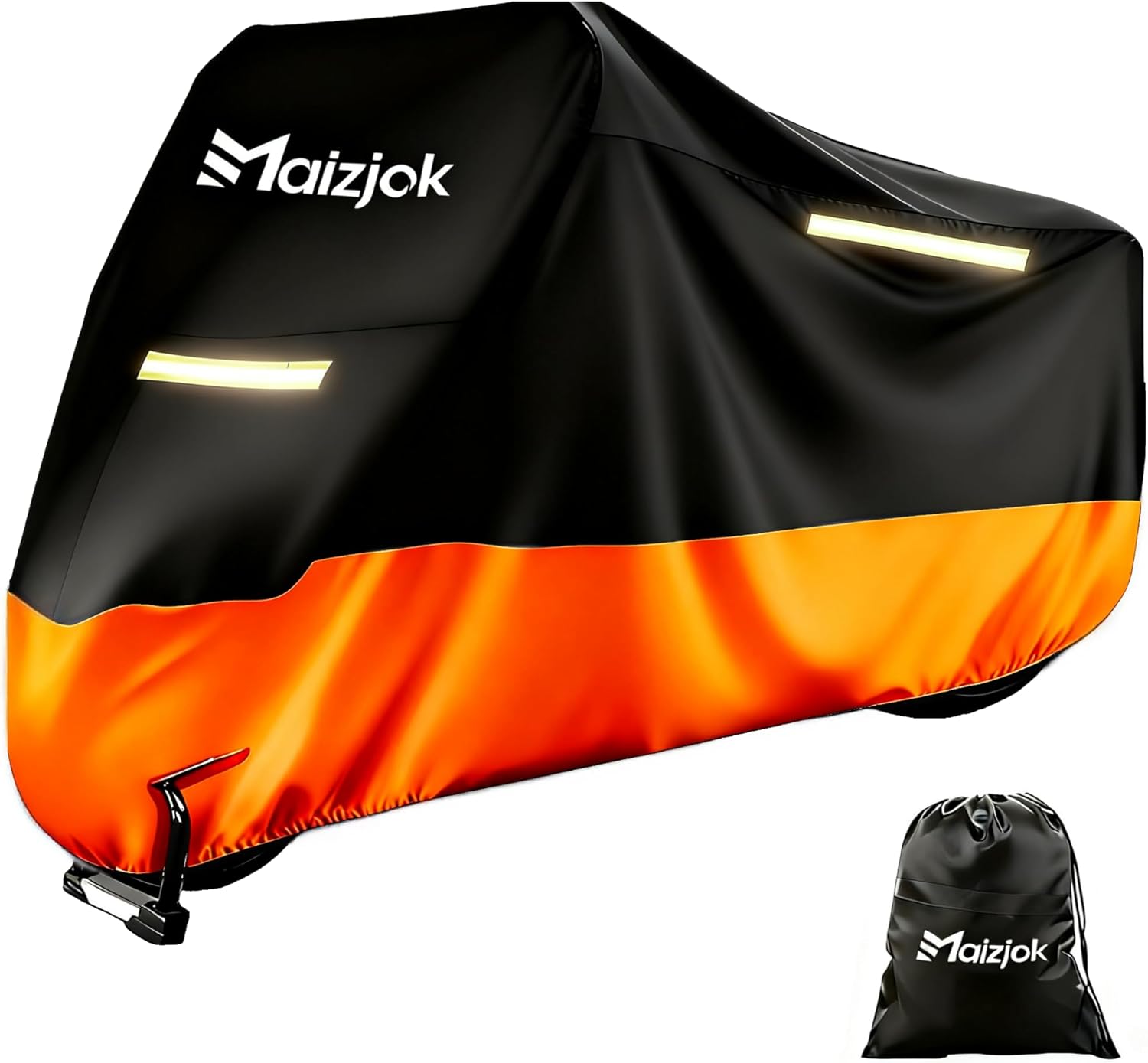 Maizjok Motorbike Cover Waterproof Outdoor, Motorcycle Cover Heavy Duty 210D Rai...