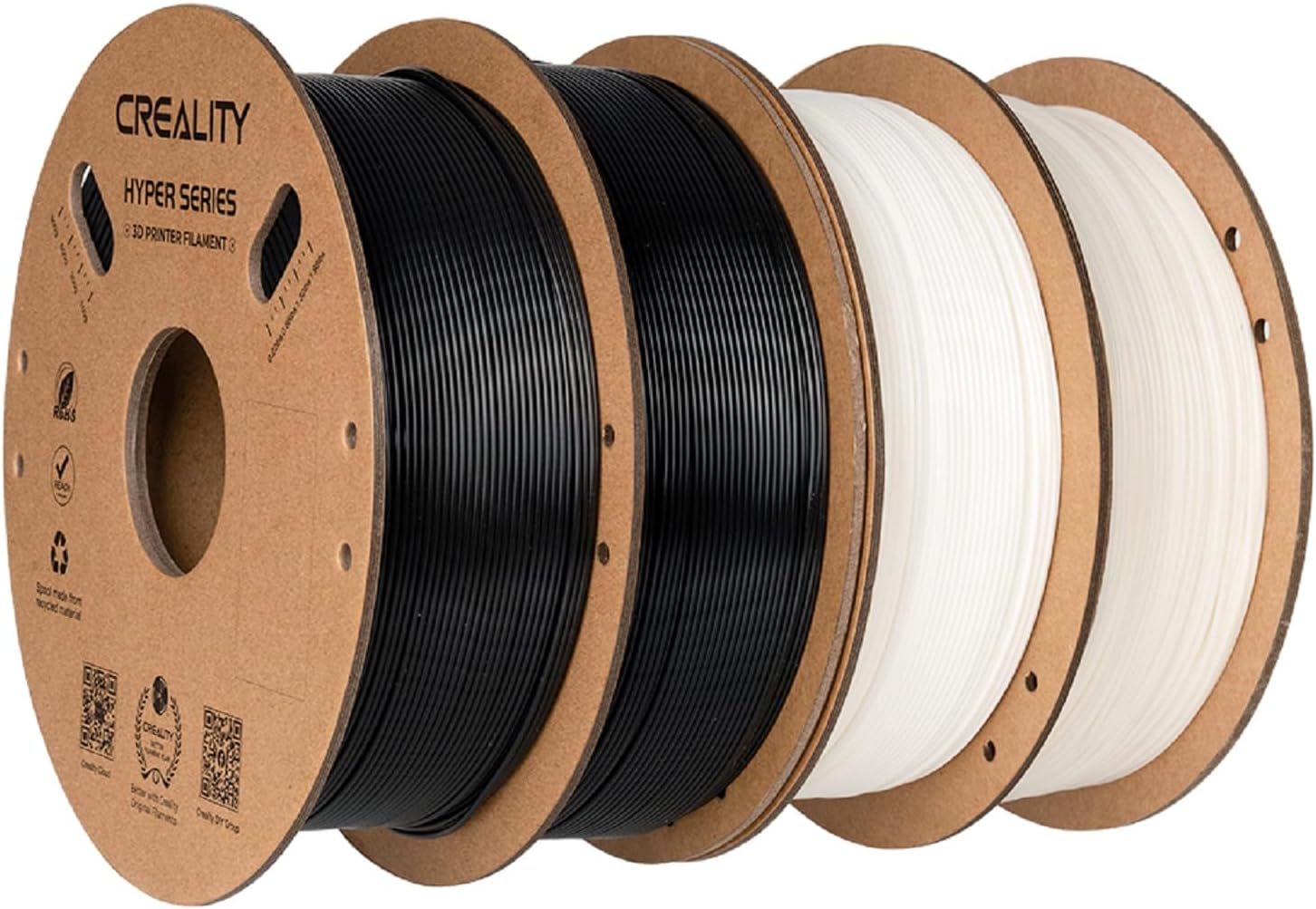 Creality Hyper PLA Filament, Affordable Filament Bundle 1.75mm for 3D Printers,...