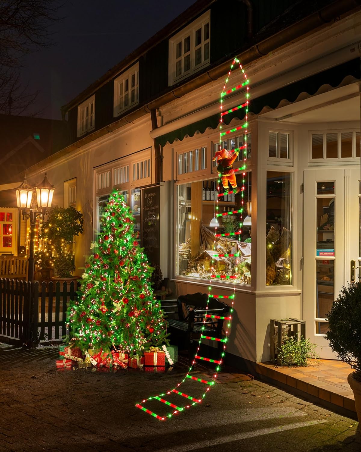 Special iShabao Ladder Christmas Lights, Unique LED Christmas Lights Decor, Vibr...