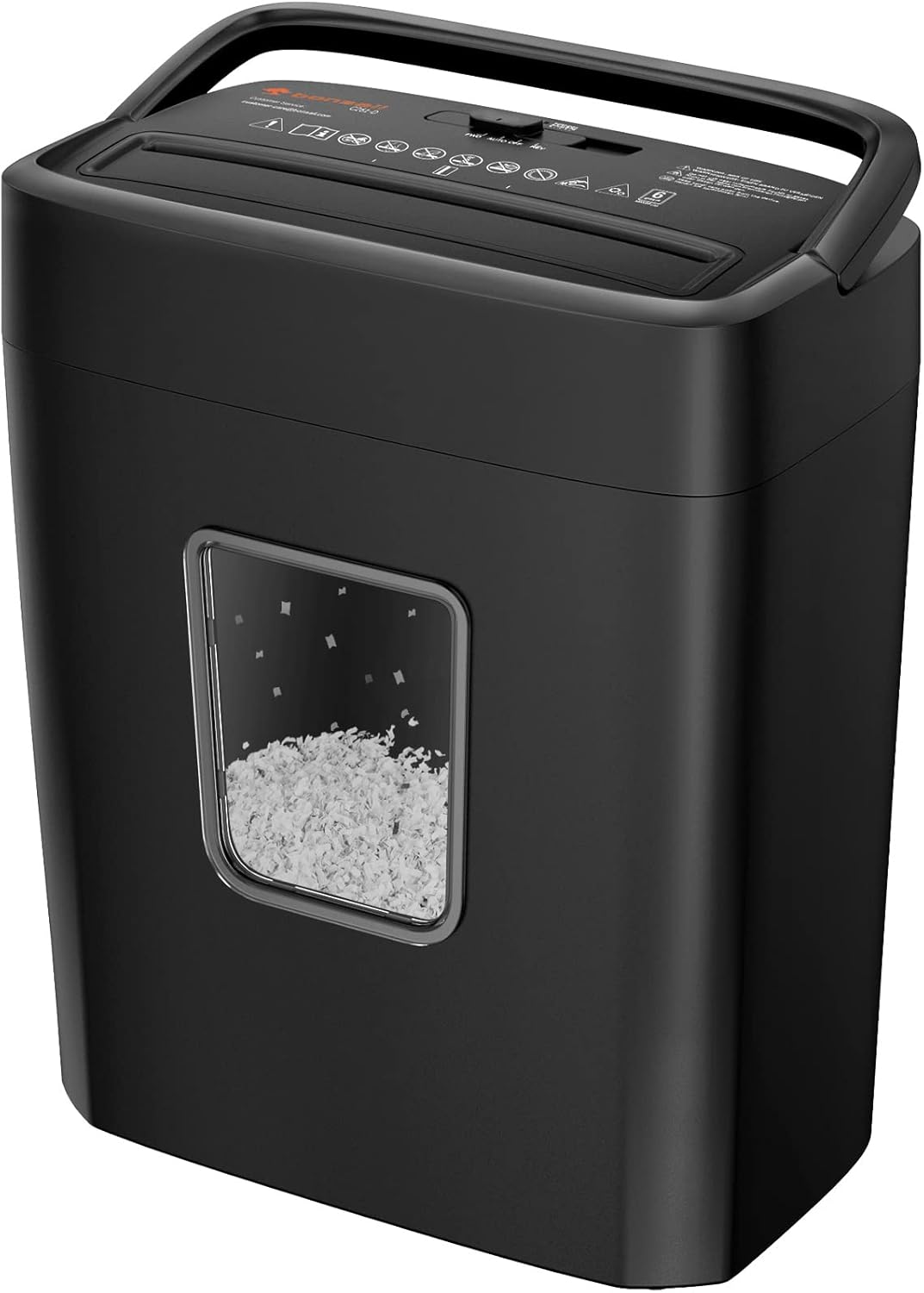 Bonsaii Micro-Cut Paper Shredder, 6-Sheet Capacity for Home and Office Use – Shr...