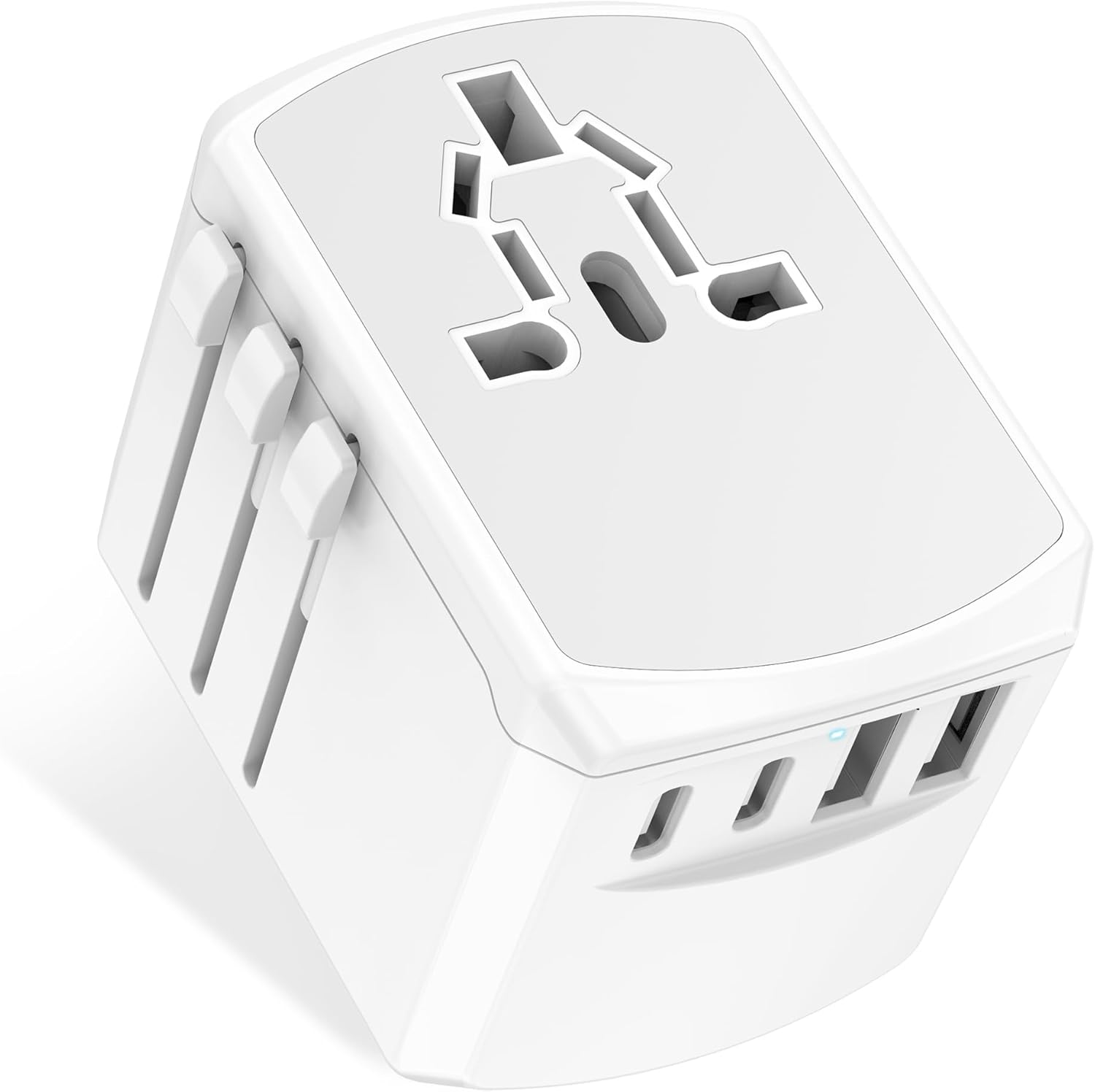 Universal Travel Adapter, Special International Travel Charger With 2 USB C and...