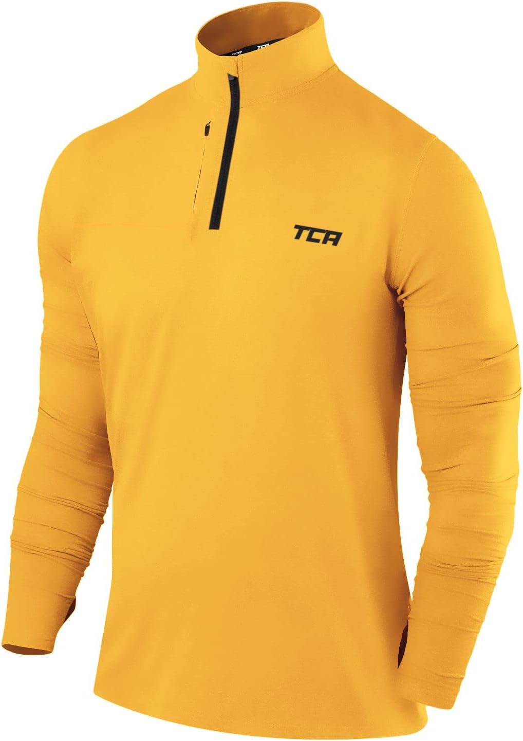 TCA Fusion Long Sleeve Running Top Men - Training Tops for Men - Golf Top Golf C...