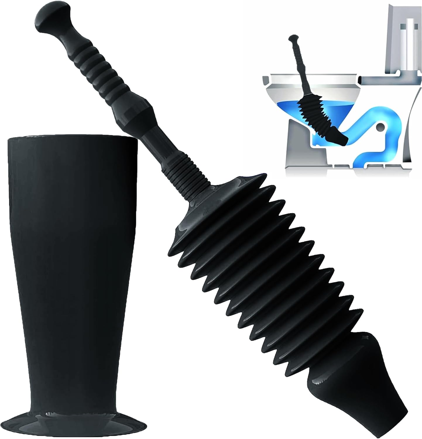 Luigi's World Plunger, Special Unclogger Tools for Unblocking Toilet, Innovative...